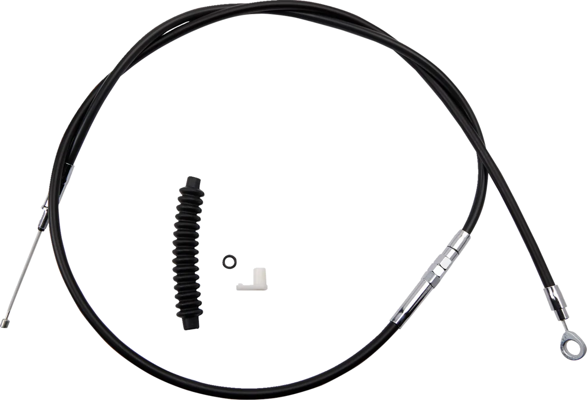 High-Efficiency Black Vinyl Clutch Cable