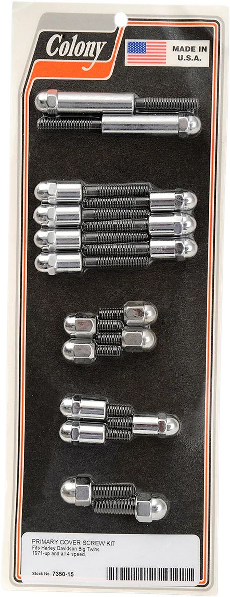Primary Cover Acorn Screw Kit