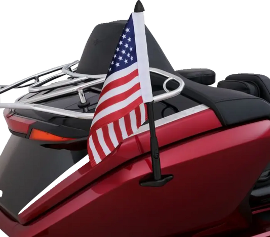 Folding Flag Pole with US Flag