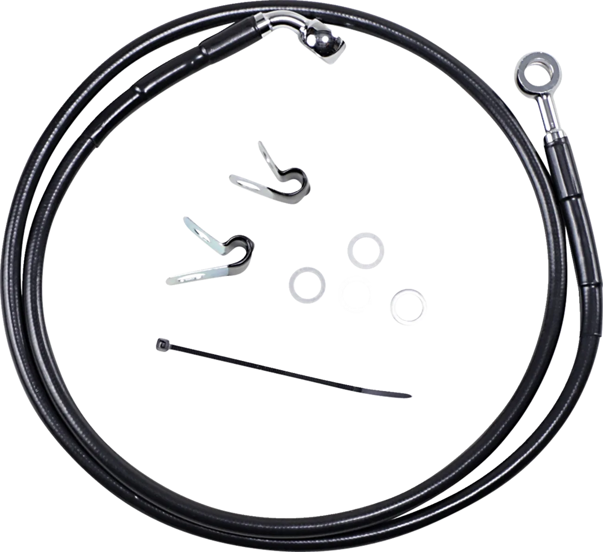 Extended Length Black Vinyl Brake Line Kit
