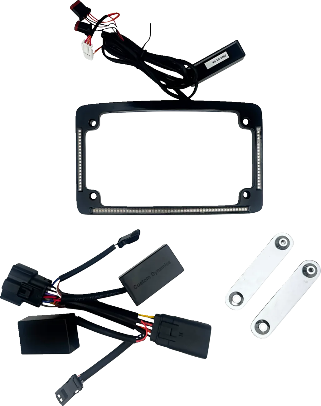 All-In-One Auxiliary LED License Plate Frame