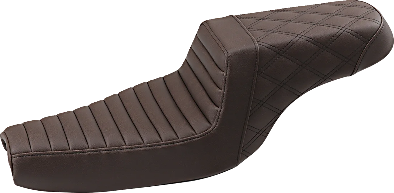 Step-Up Seat — Front Tuck-n-Roll/Rear Lattice Stitch