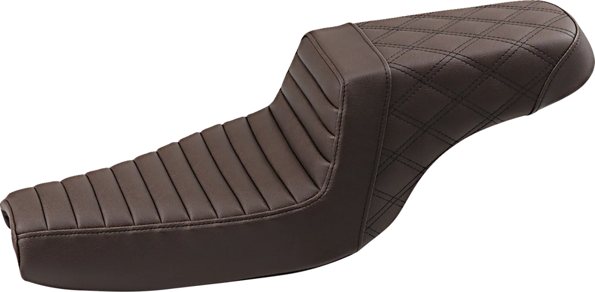 Step-Up Seat — Front Tuck-n-Roll/Rear Lattice Stitch