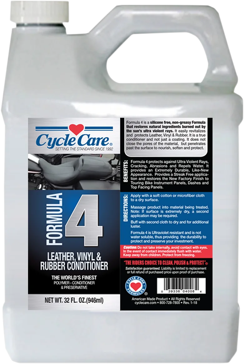 Formula 4 Leather, Vinyl And Rubber Conditioner