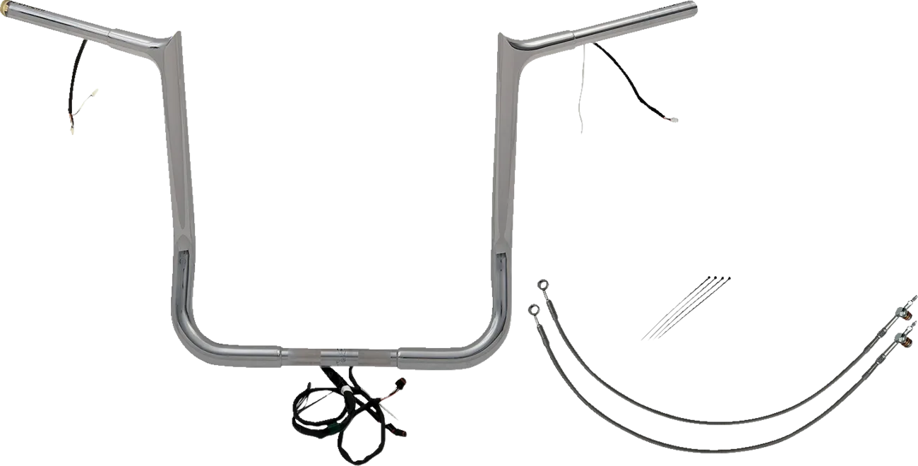 EZ Install Wired 1-1/4" Pointed Top Handlebar Kit