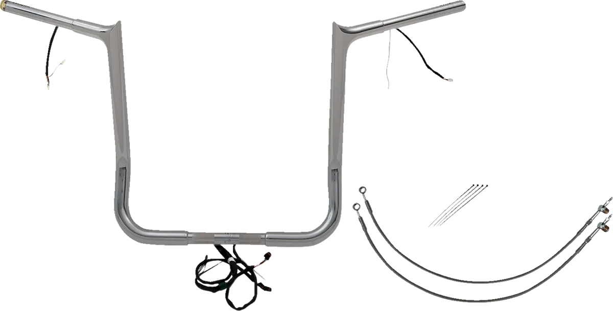 EZ Install Wired 1-1/4" Pointed Top Handlebar Kit
