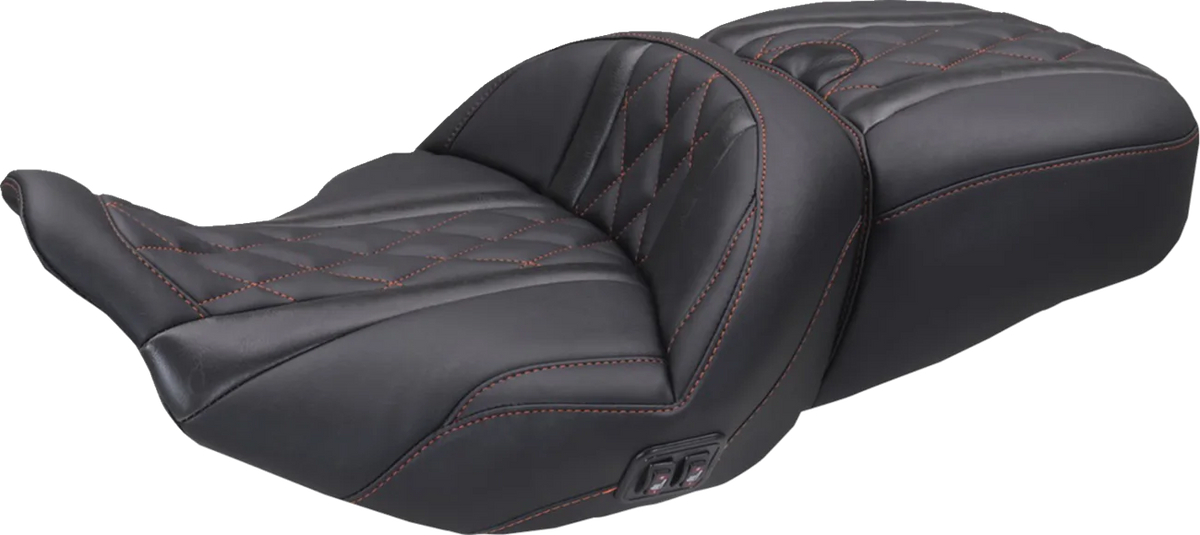 Heated Super Touring One Piece 2-Up Seat