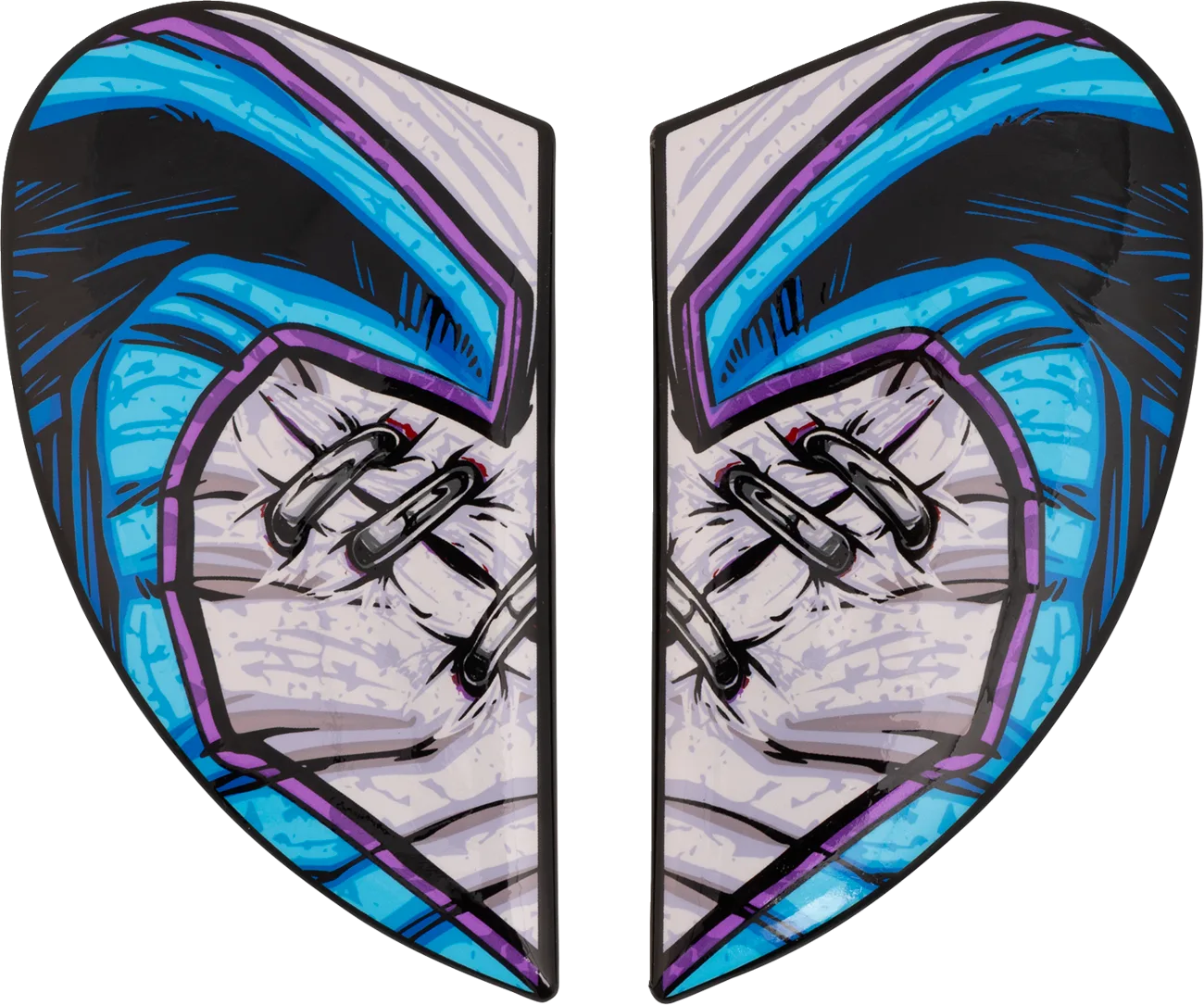 Airframe Pro™ Helmet Side Plates — Krazy Klown 2