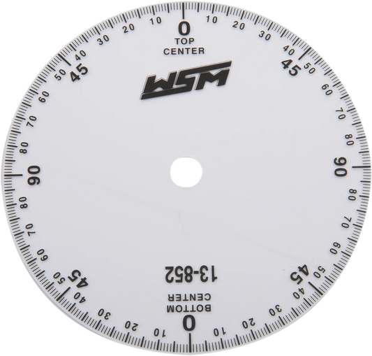 Engine Degree Wheel