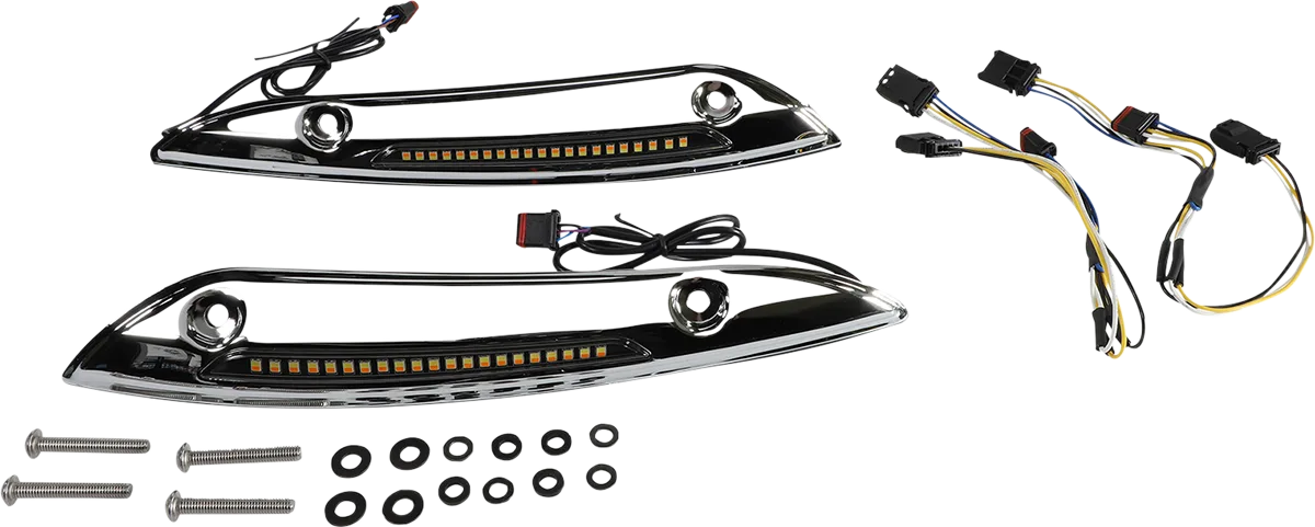 Genesis® 4 Dynamic LED Road Glide® Windshield Trim