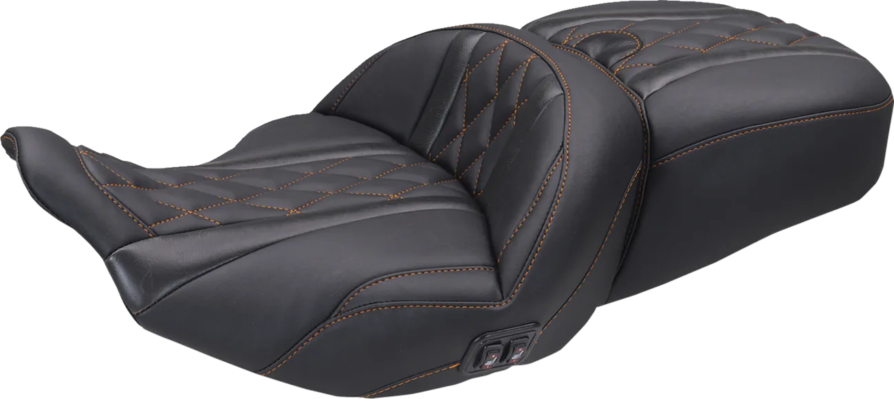 Heated Super Touring One Piece 2-Up Seat