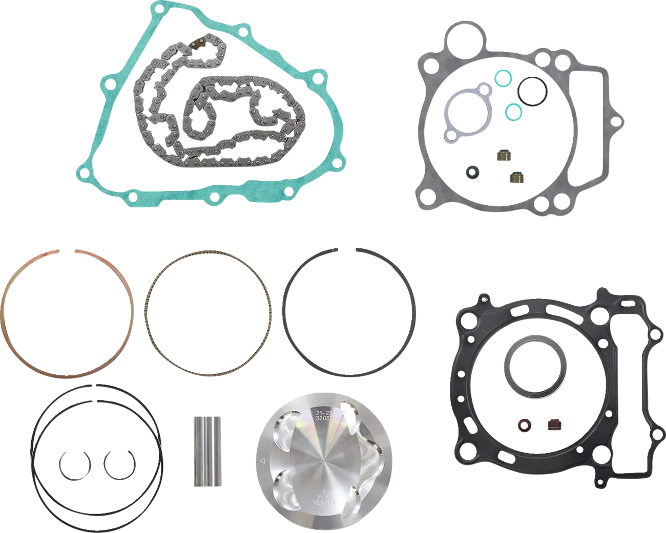 Top End Piston Kit Forged Replica for 4-Stroke