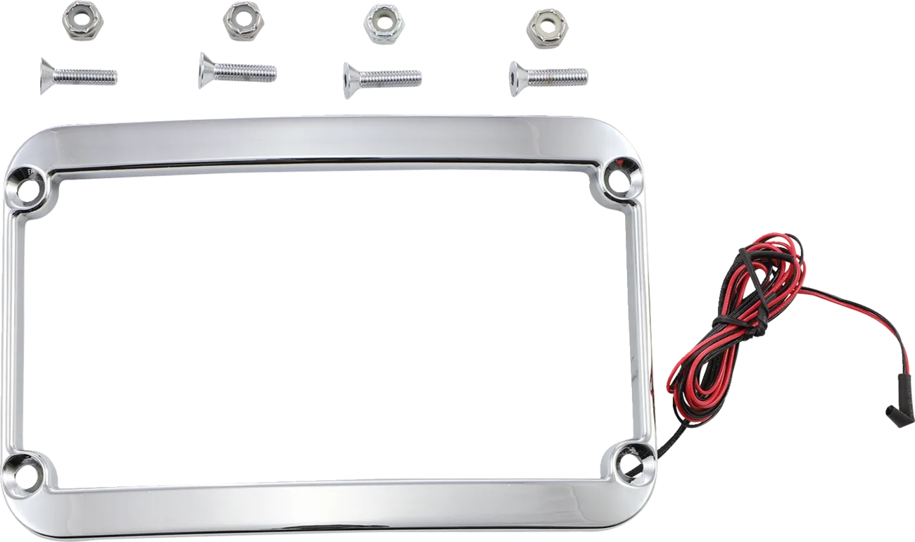 The One Rear Fender Lighted License Frame