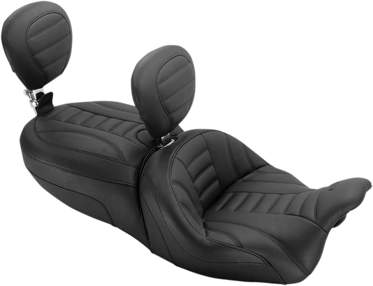 One-Piece Vintage 2-Up Touring Seat