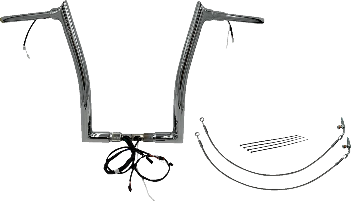 EZ Install Wired 1-1/2" Pointed Top Handlebar Kit