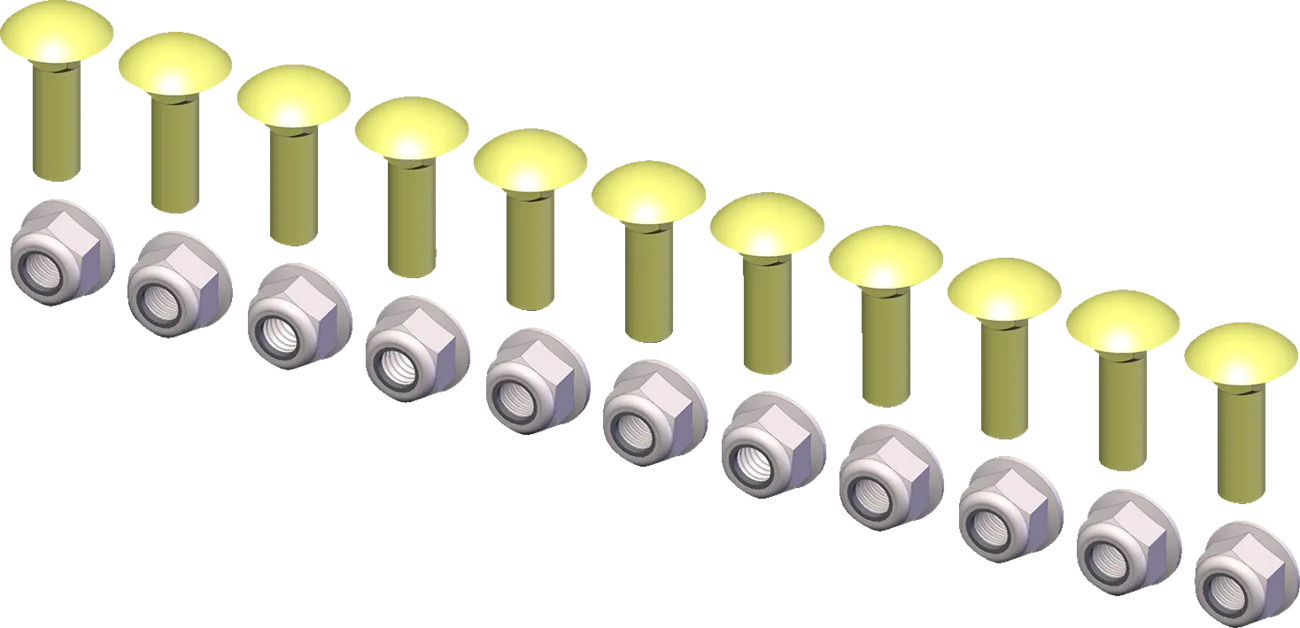 Wear Bar Hardware Kit