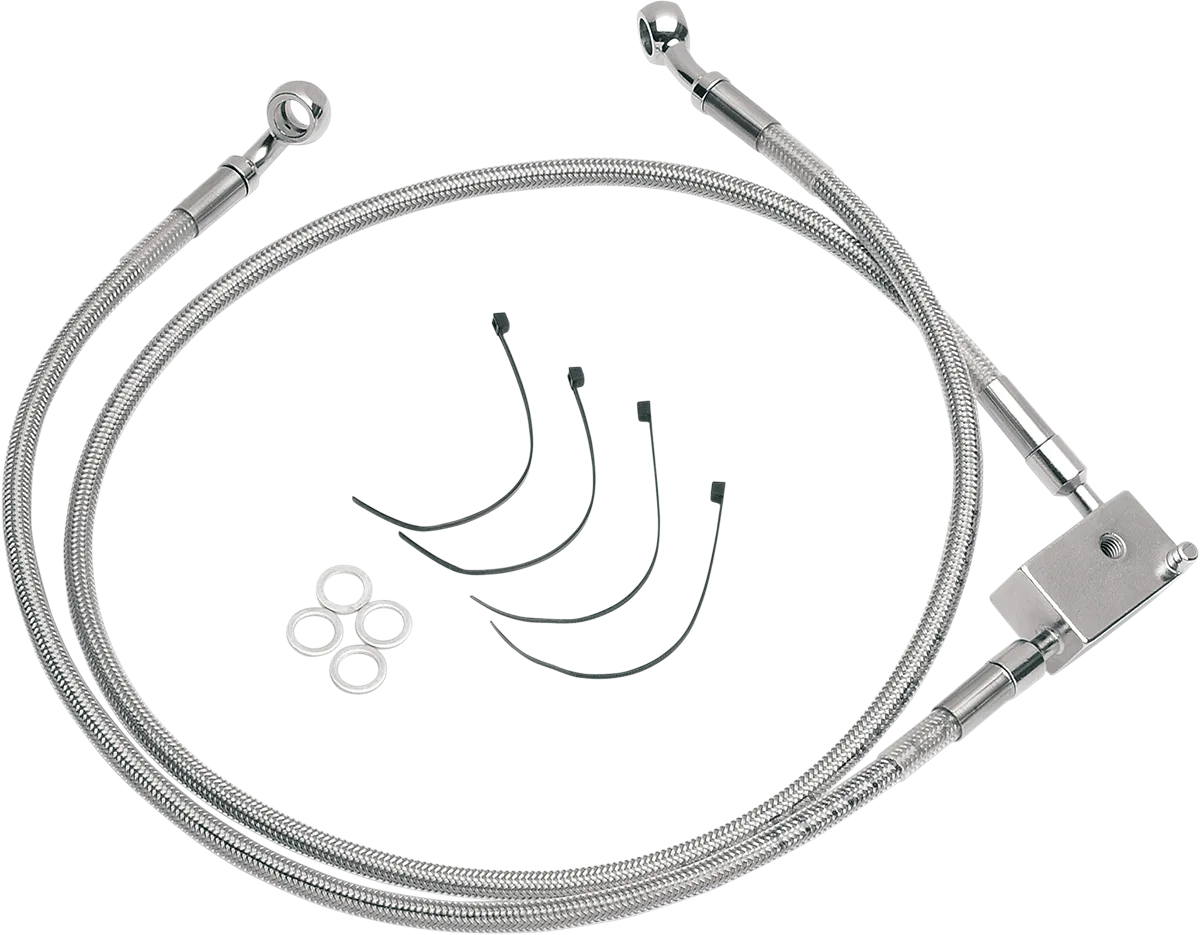 Extended Length Stainless Steel Brake Line Kit