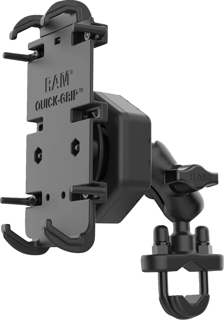 Quick Grip™ Phone Mount with U-Bolt Base