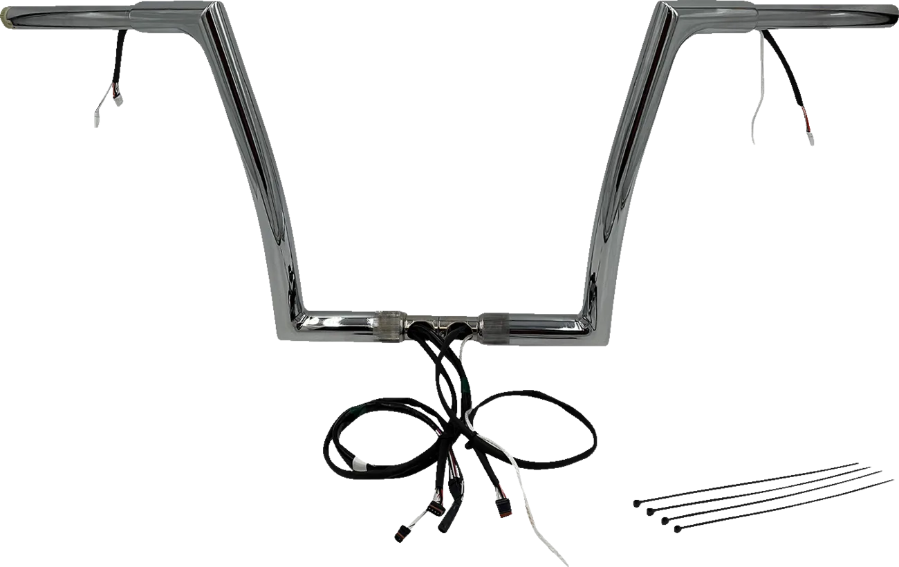 EZ Install Wired 1-1/4" Flat Top Handlebar Kit