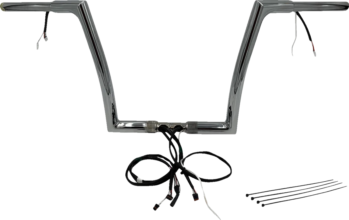 EZ Install Wired 1-1/4" Flat Top Handlebar Kit