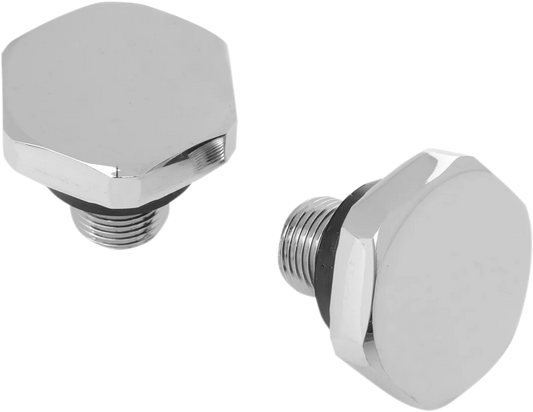 Chrome Fork Tube Plugs and Caps