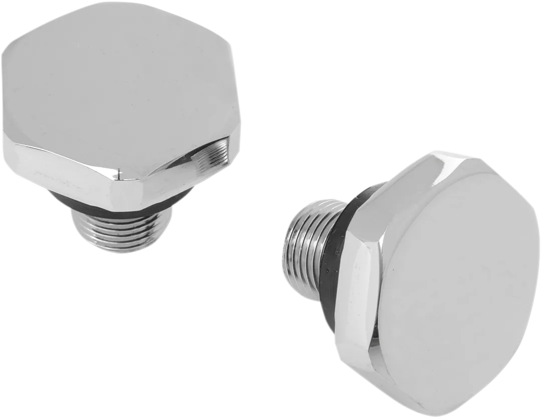 Chrome Fork Tube Plugs and Caps