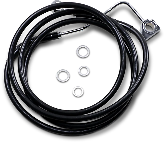 Extended Length Black Vinyl Brake Line Kit
