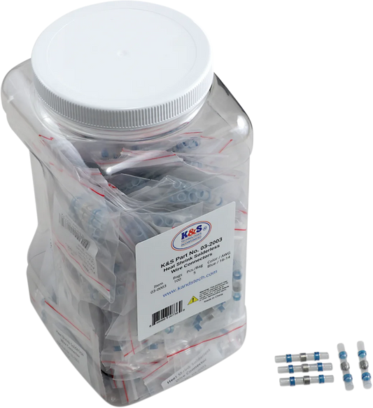 Heat-Shrink Solderless Wire Connector Kit/Refill