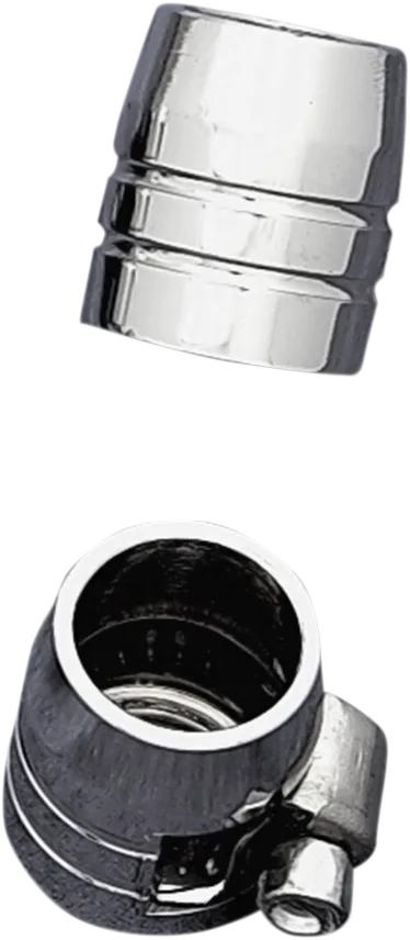 Grooved Chrome Hose Ends with Clamp