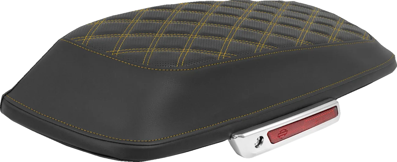 Lattice Stitched Saddlebag Lid Covers