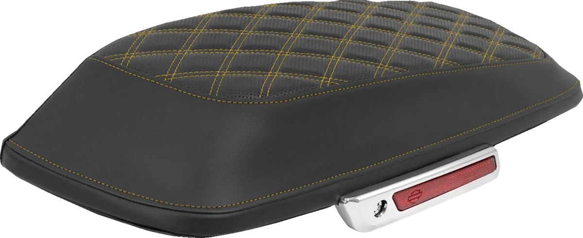Lattice Stitched Saddlebag Lid Covers