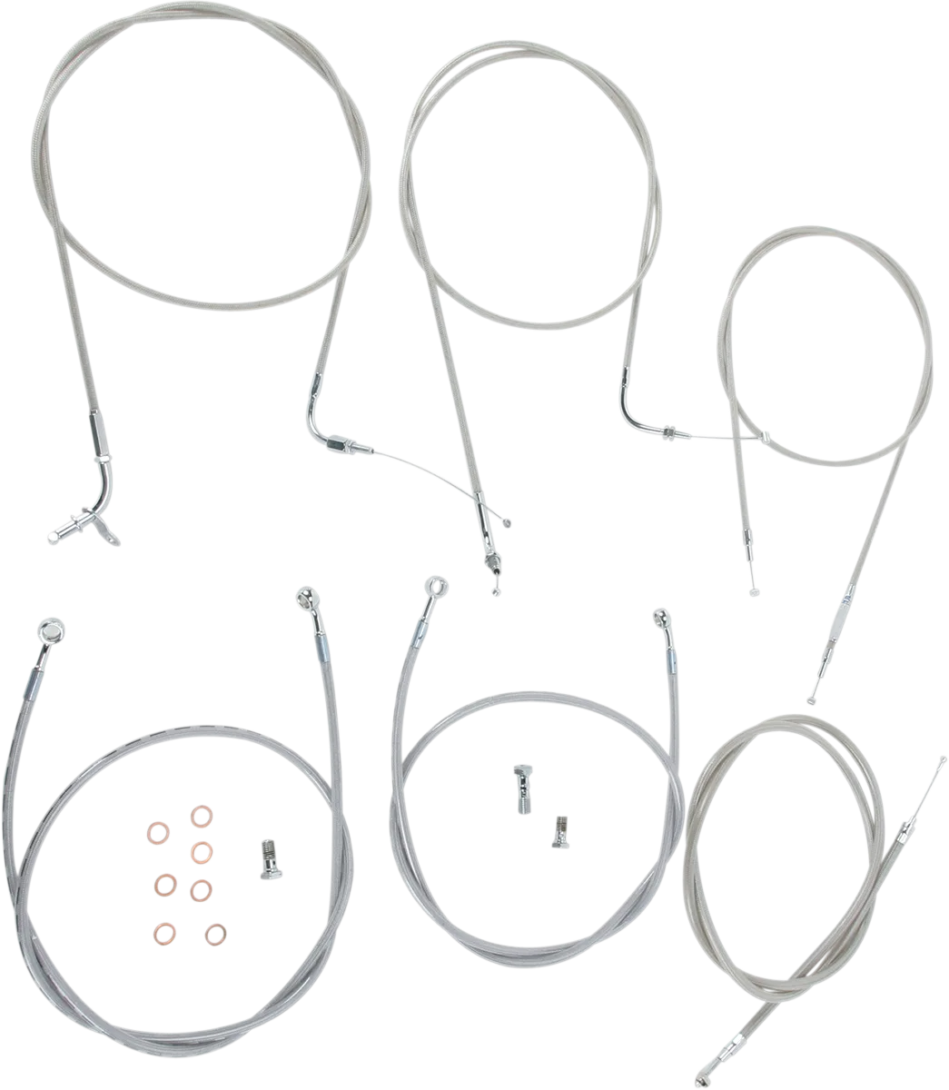 Stainless Handlebar Cable/Line Kit
