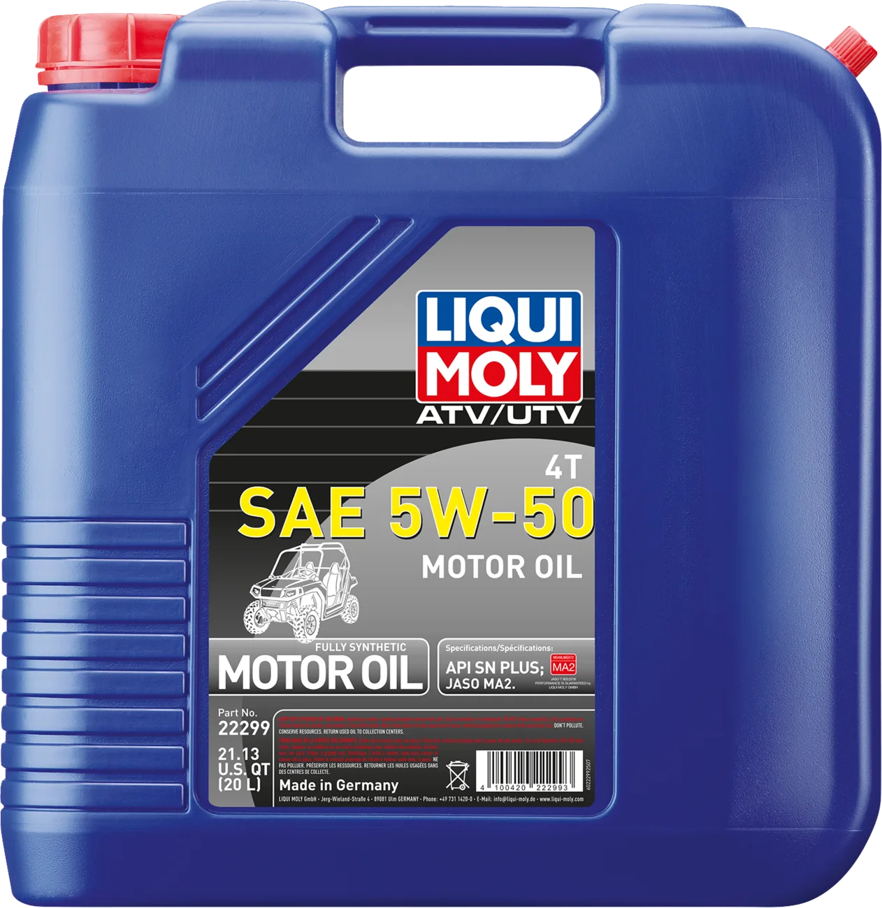 ATV 4T Synthetic 5W-50 Engine Oil