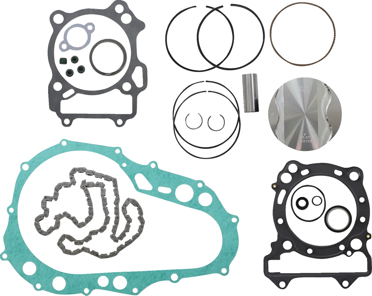 Top End Piston Kit Forged Replica for 4-Stroke