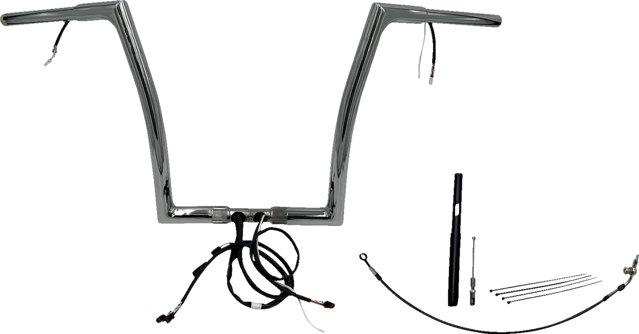 EZ Install Wired 1-1/4" Flat Top Handlebar Kit