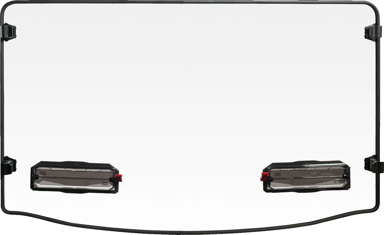 Tool-less Versa-Vent Windshield