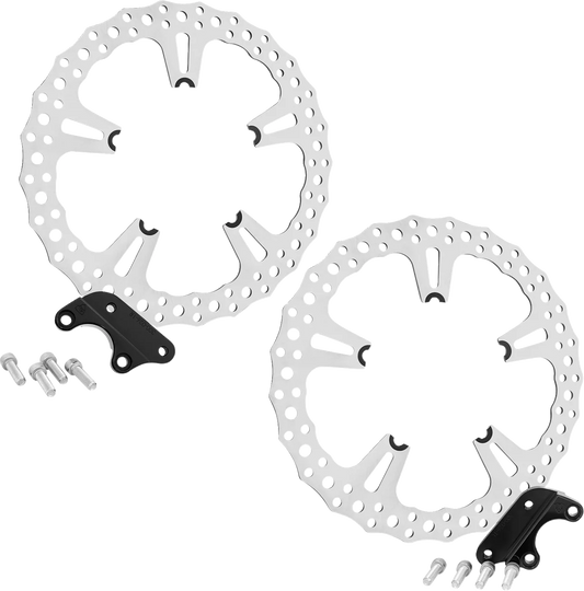 15" Big Brake Jagged Floating Rotor Kit