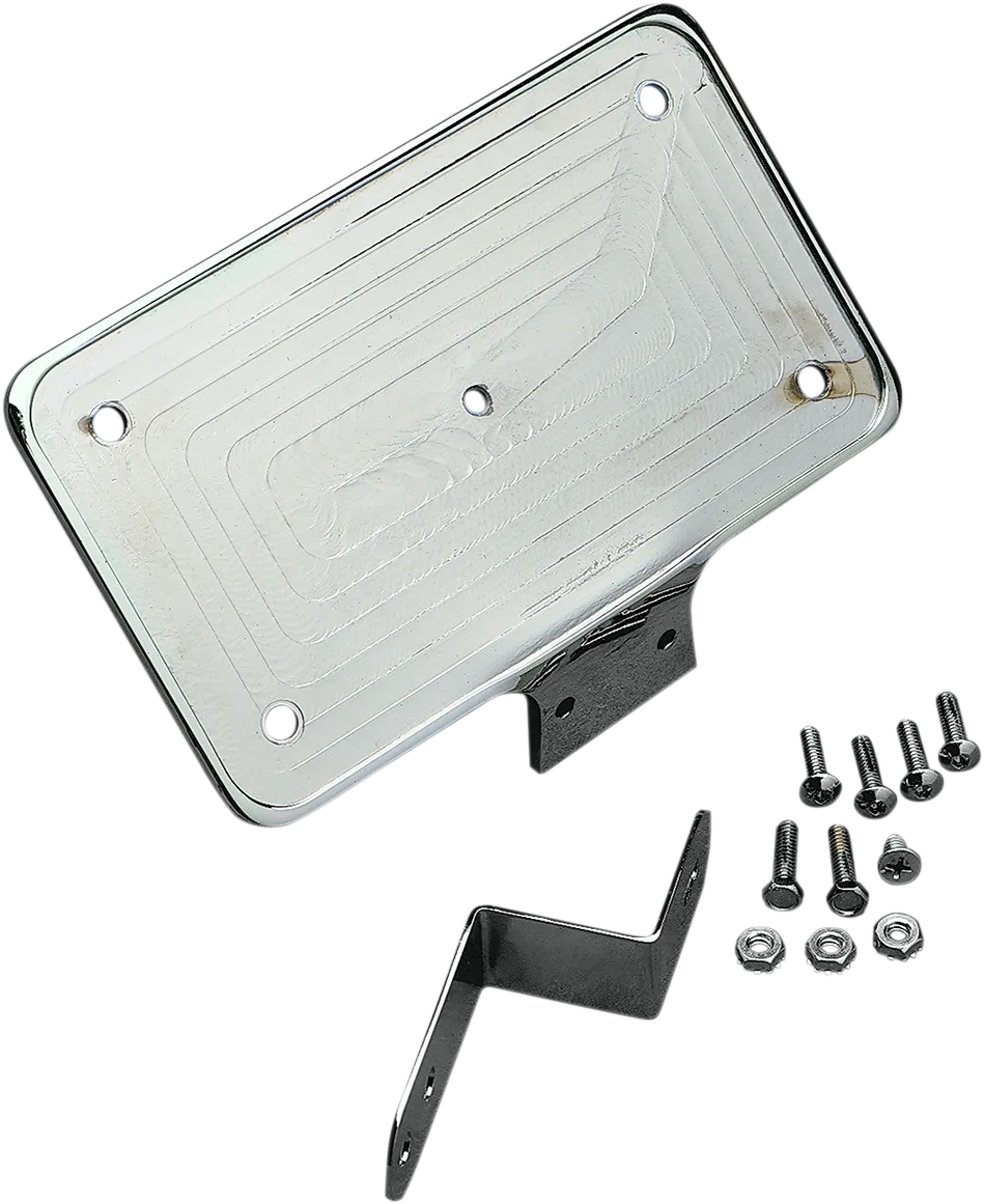 Laydown License Plate Mount