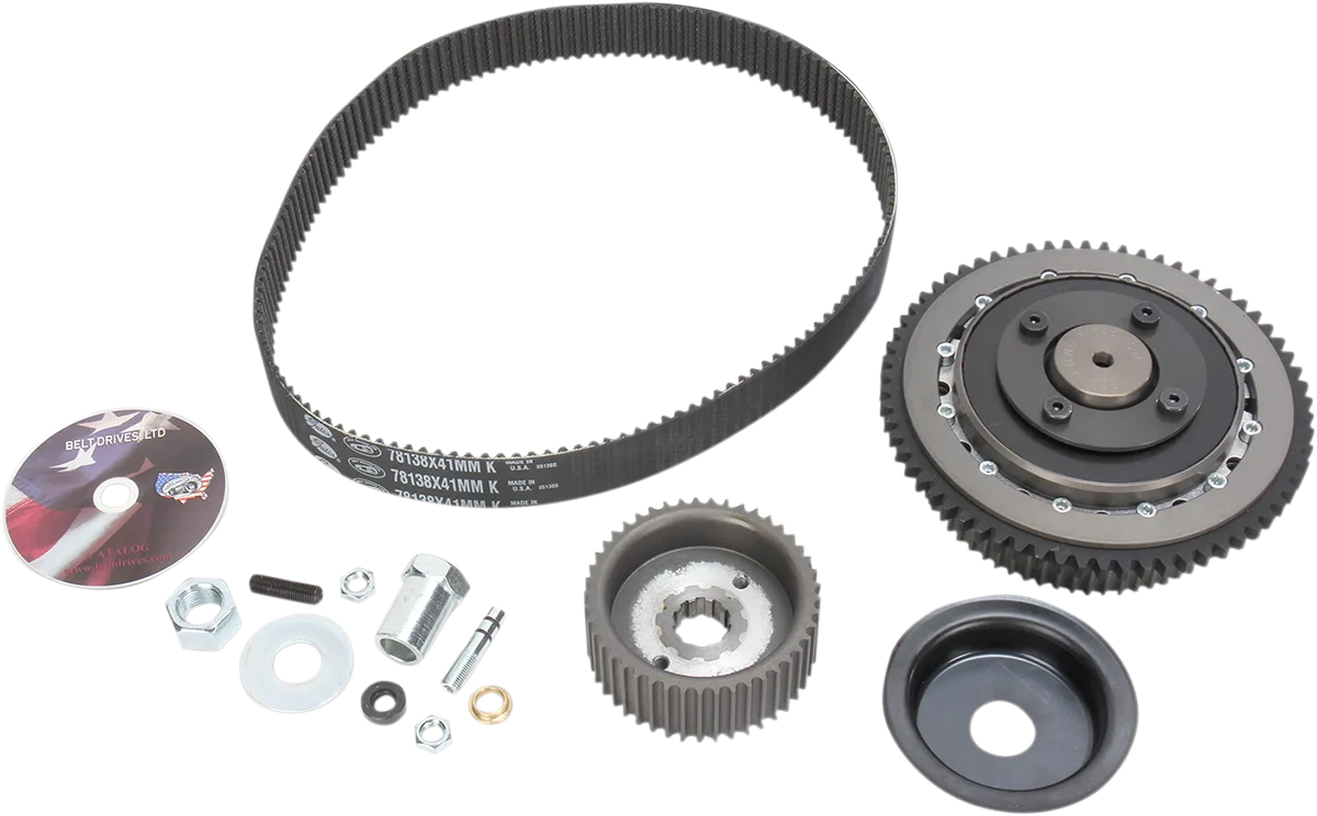 8 mm Belt Drive with Quiet Clutch System