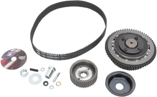 8 mm Belt Drive with Quiet Clutch System