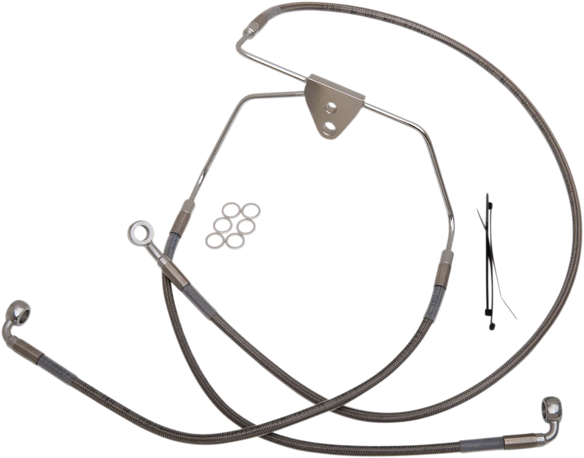 Extended Length Stainless Steel Brake Line Kit