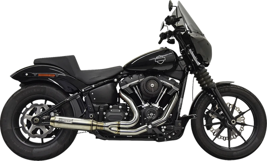 2-into-1 Exhaust System with Superbike Muffler