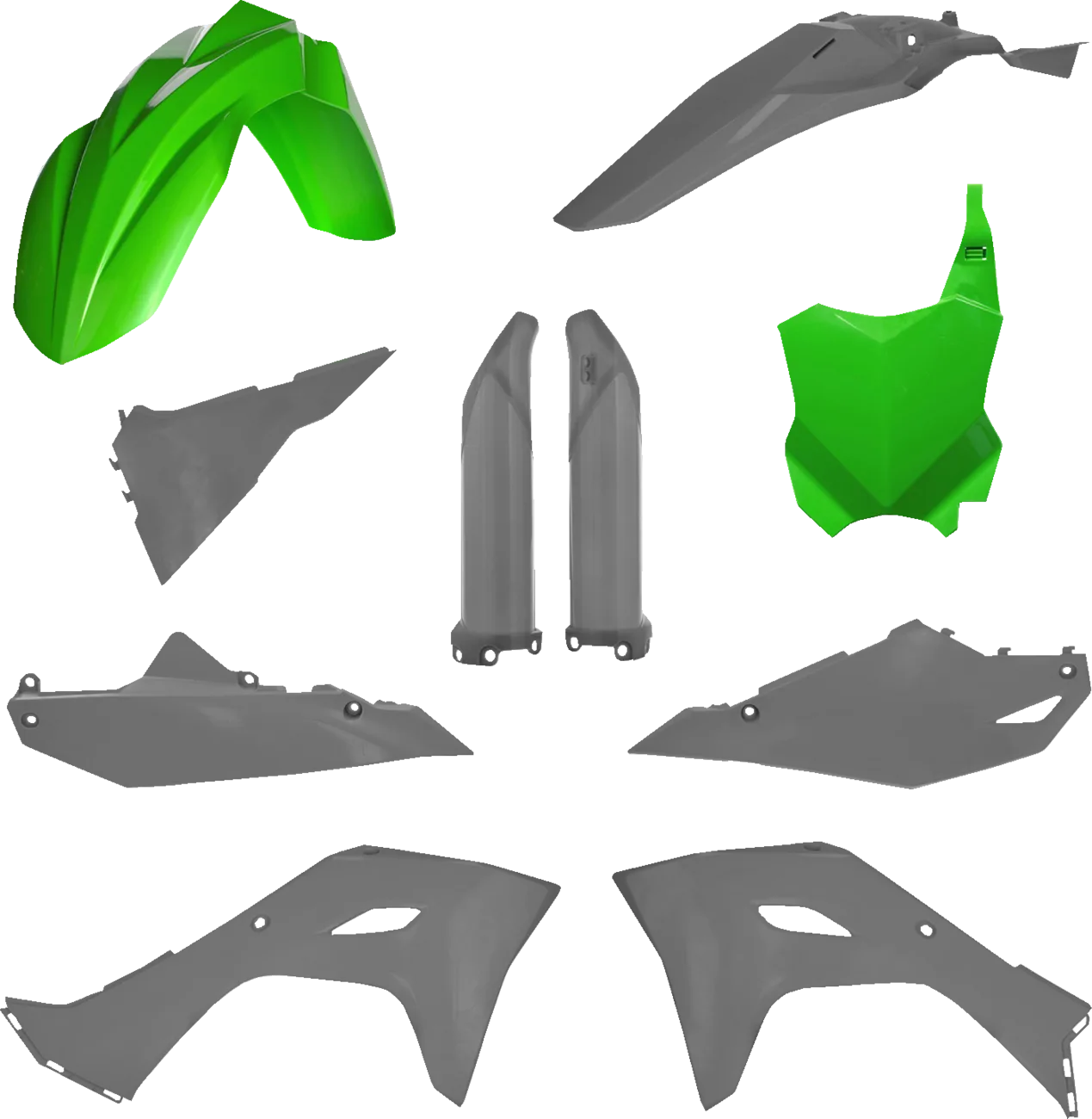 Full Replacement Plastic Kit For Kawasaki