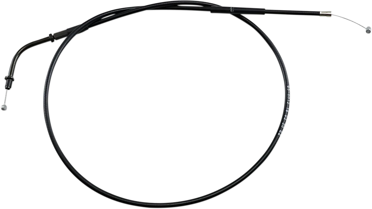 Black Vinyl Throttle Cable