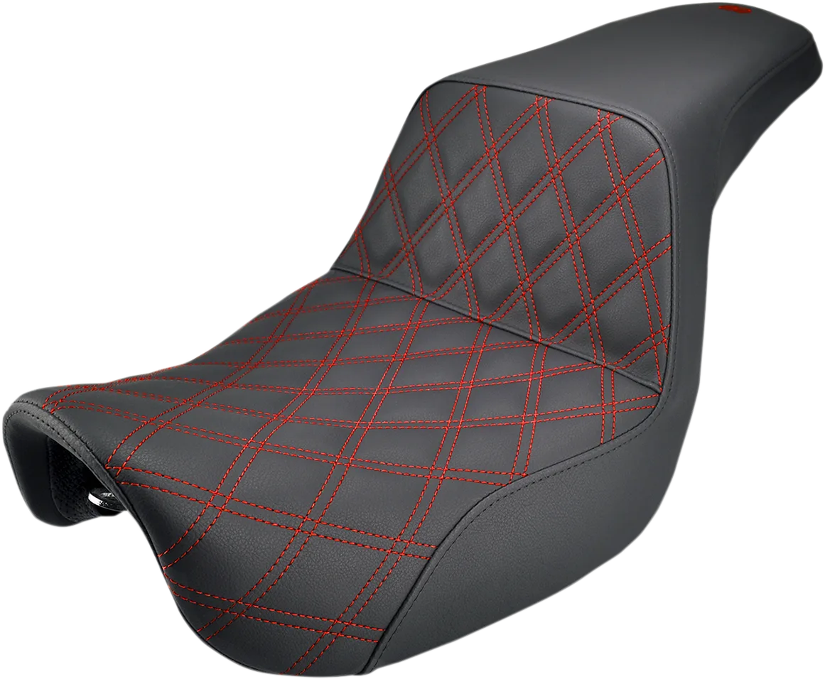 Step-Up Seat — Red Stitching/Front Lattice Stitch