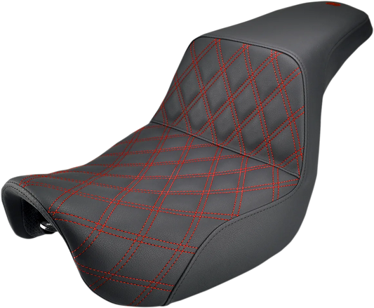 Step-Up Seat — Red Stitching/Front Lattice Stitch