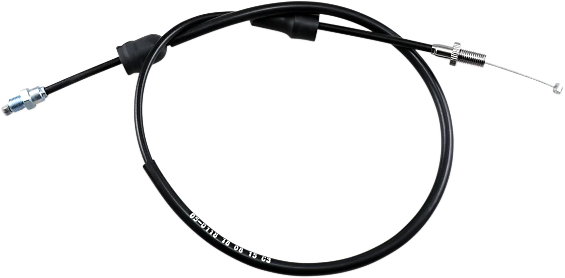 Black Vinyl Throttle Cable