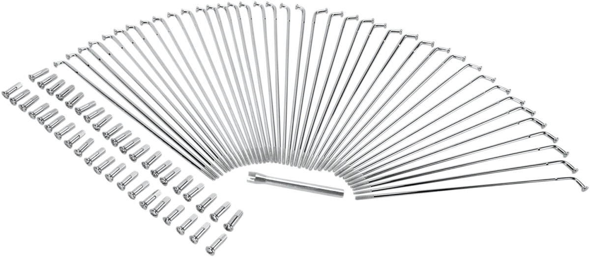 Chrome and Stainless Steel Spoke Set