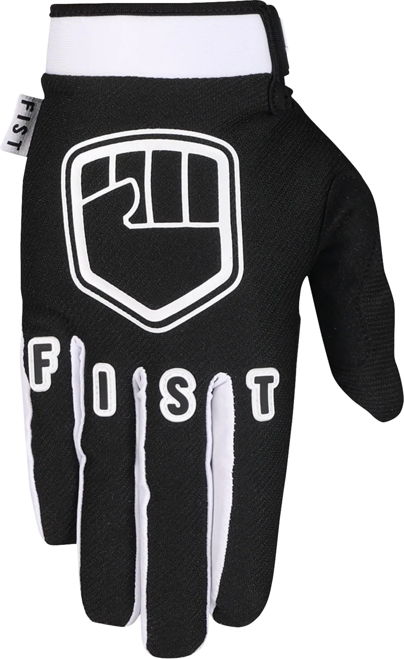 Strapped Black Panda Gloves