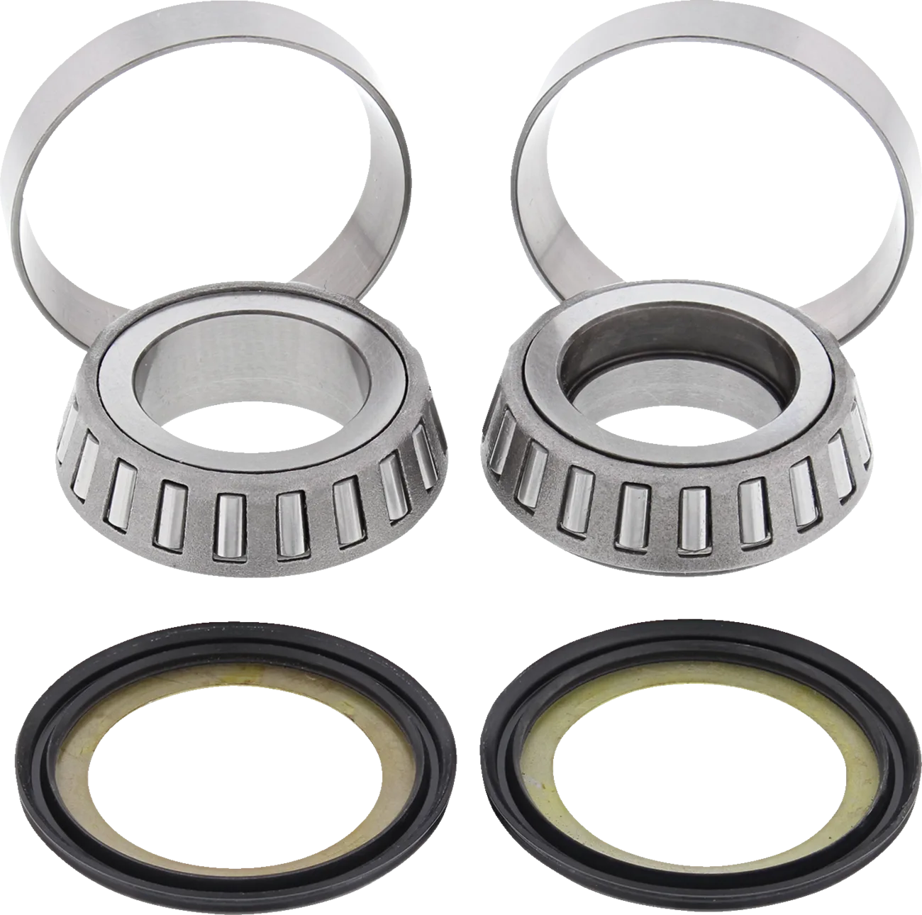 Steering Stem Tapered Roller Bearings and Seals Kit
